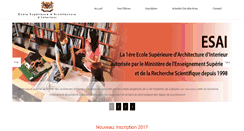 Desktop Screenshot of ecole-esai.com